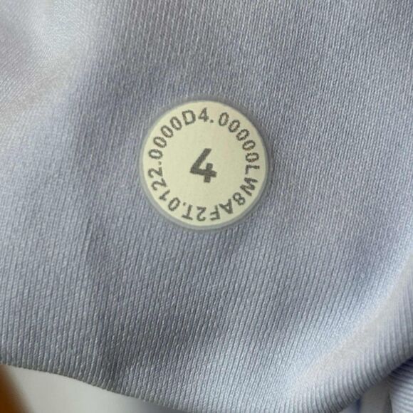 Lululemon Hotty Hot High-Rise Skirt *Long *Gravel Dust Pastel Blue Multi - Picture 8 of 10